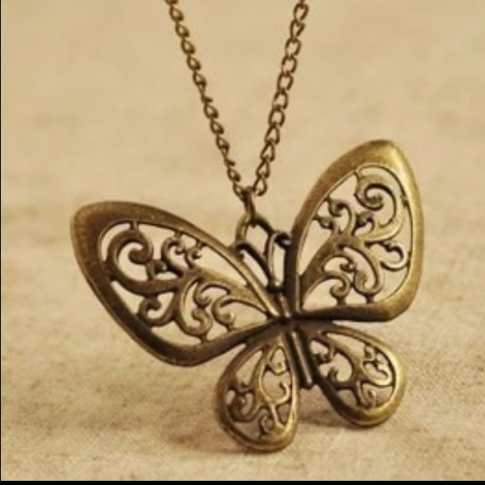 🦋💙💎💲FIRM🛍➕BUNDLE 4 DISCOUNT🦋BRONZE BUTTERFLY - Picture 4 of 5